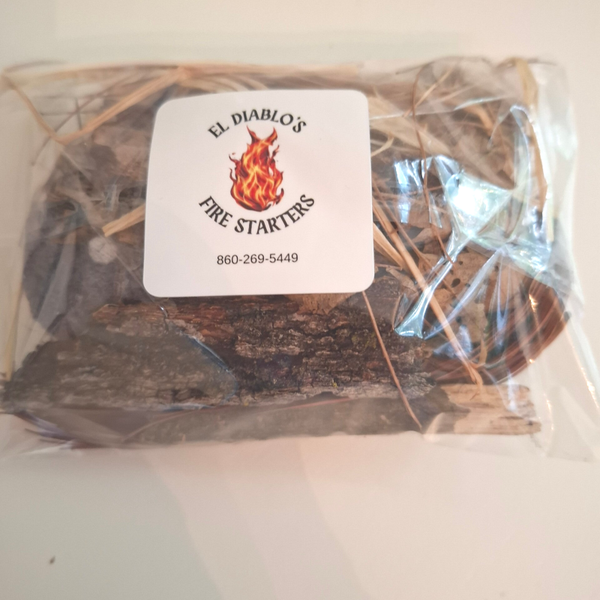 DRY TINDER IN A BAG FOR $15.00 + SHIPPING AND TAX TO BE ADDED AT CHECKOUT