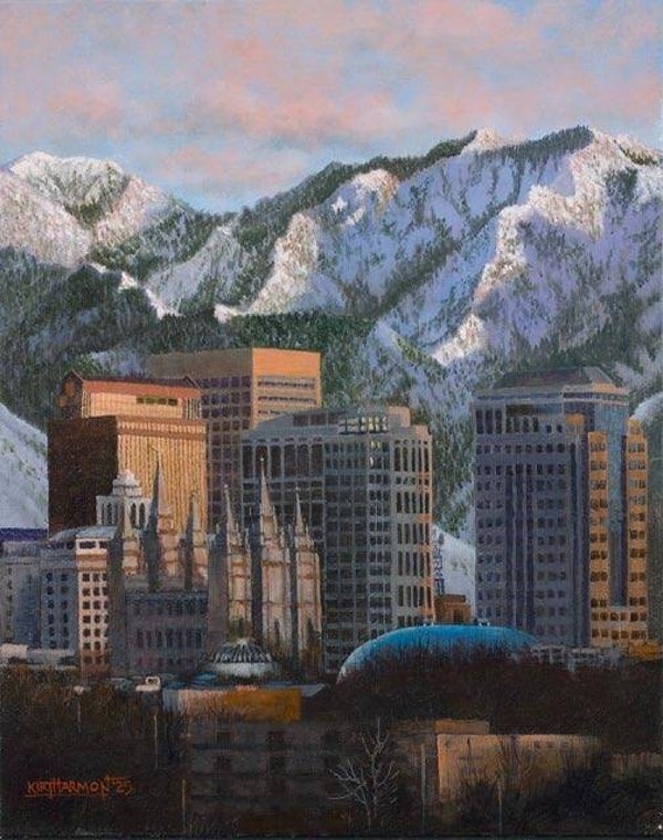 Temple Square in downtown SLC