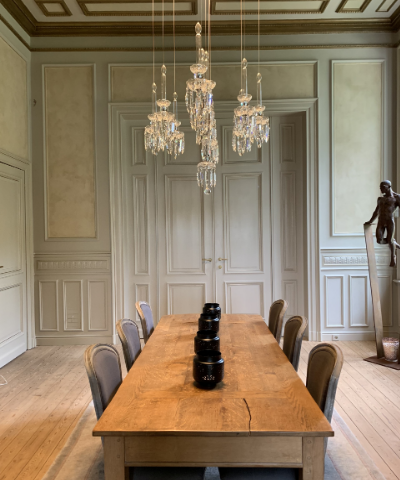 Nr A-1 - Crystal Floting Candles met Swarovski-kristal No 1