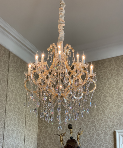 Nr A-6   Maria Theresia kroonluchter met Swarovski kristal No 1