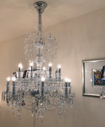 Nr A-17   Hermitage kristallen kroonluchter met Swarovski kristal No 1