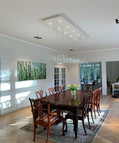 Nr A-21    Crystal Floating met verschillende pegels van Swarovski-Crystal No 1