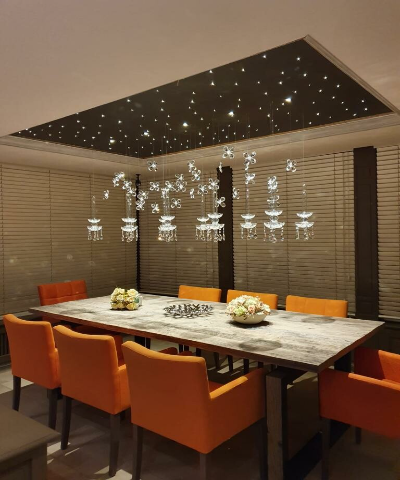 Nr A-22   Chandelier Mix & Match Sky-Leds &  Floating & Butterflies No 1