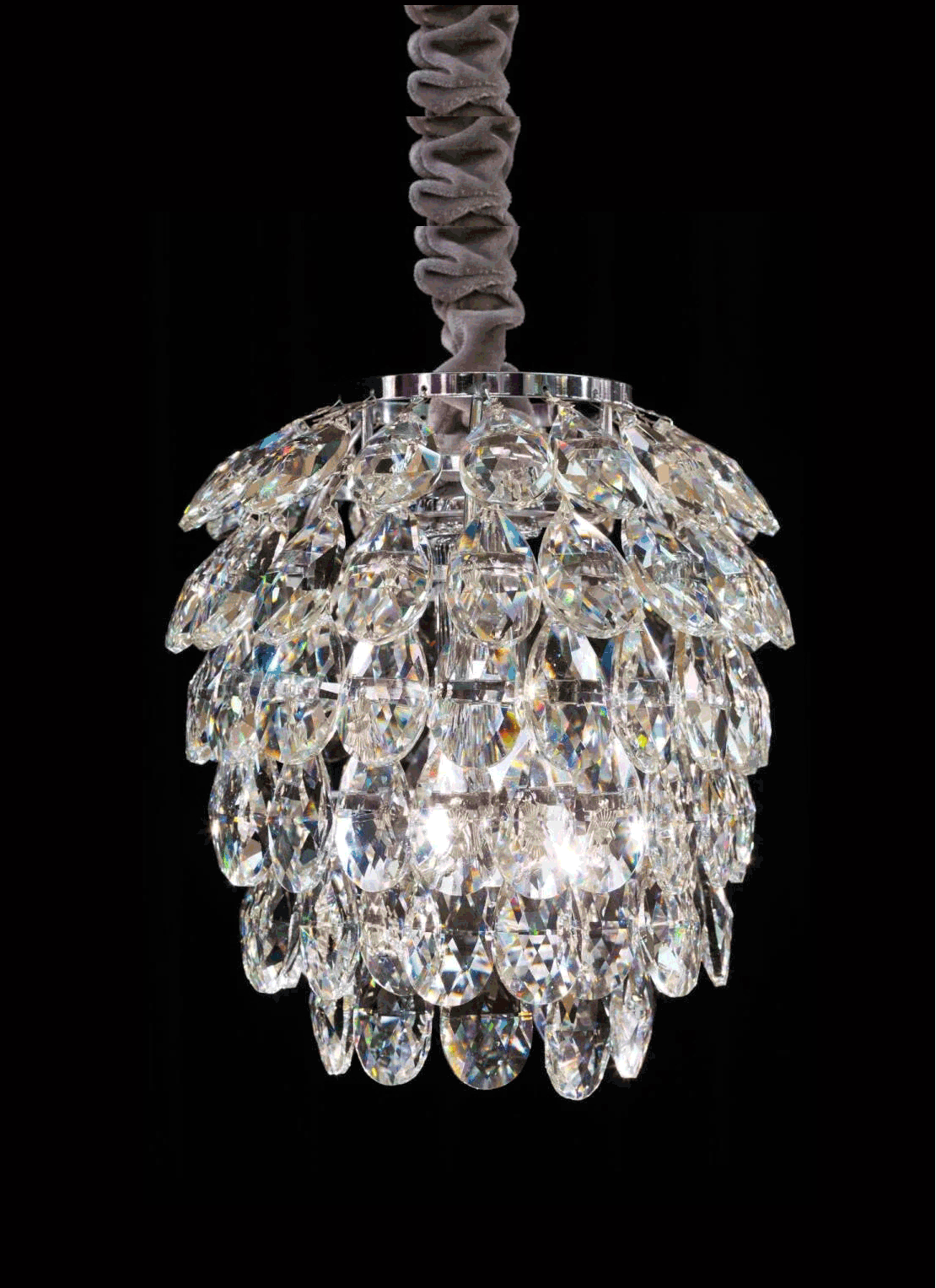Nr B - 10   Kristallen Kroonluchter Ananas - Swarovski-Crystal No 1