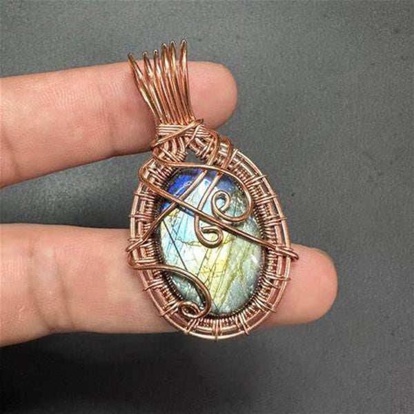 Handmade Labradorite Pendant