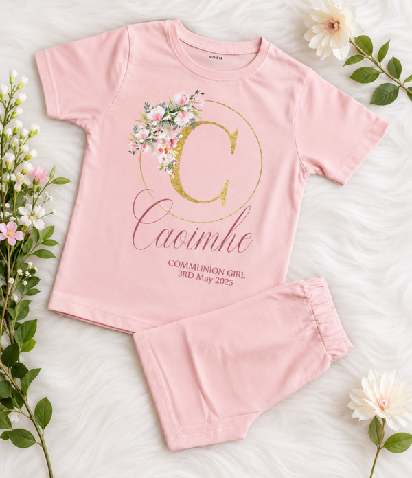 Communion and Confirmation Short Set -Pink