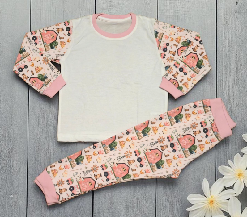 Pink Farm Pyjamas