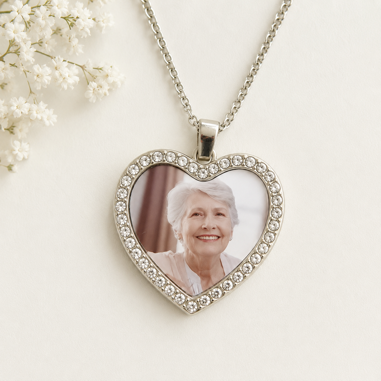 Diamonte Heart Pendant