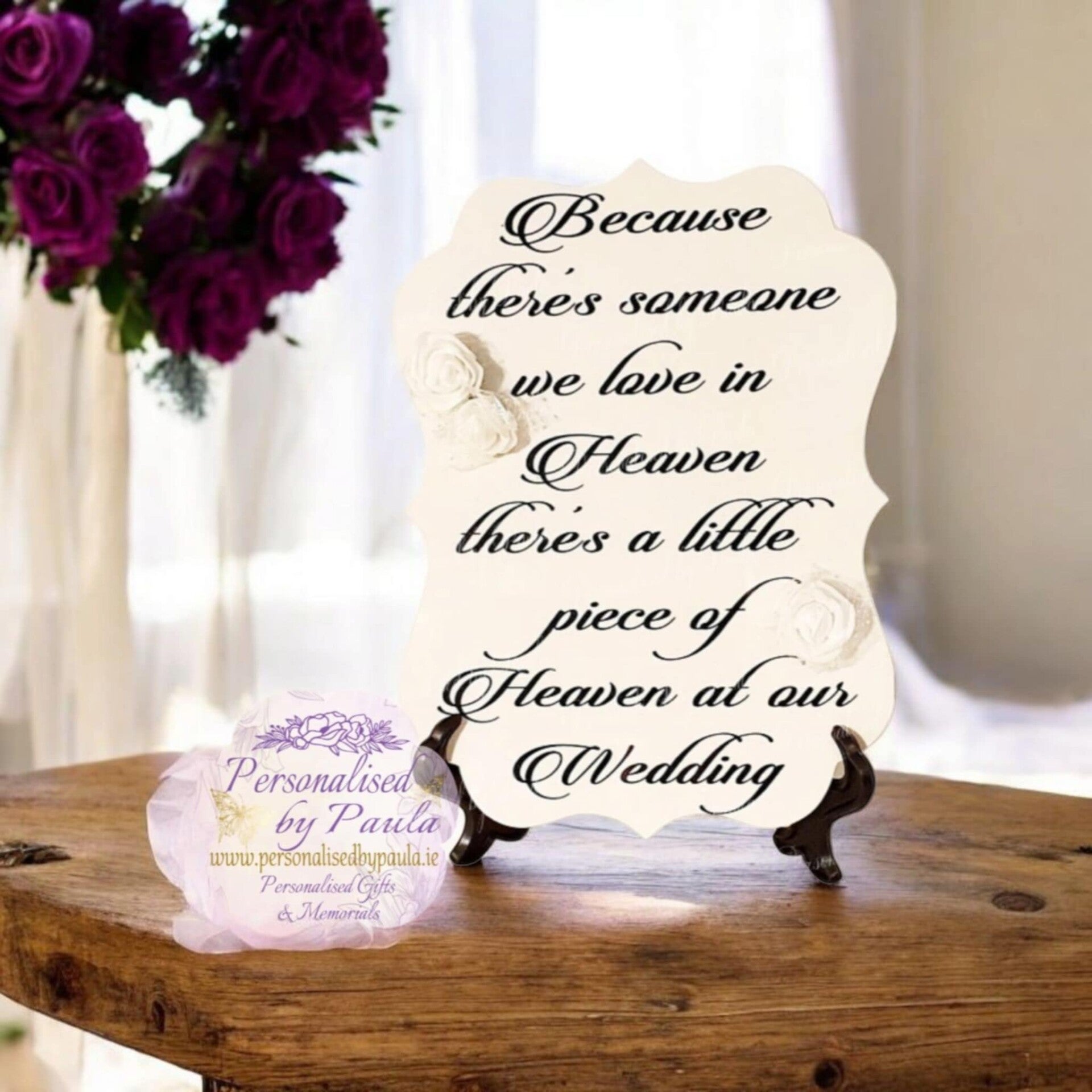 Wedding Memorial Plaque