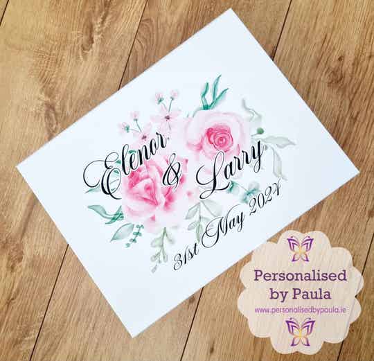 Wedding Personalised Keepsake Box (Empty)