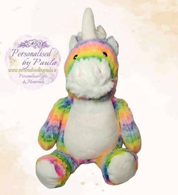 Rainbow Unicorn Teddy
