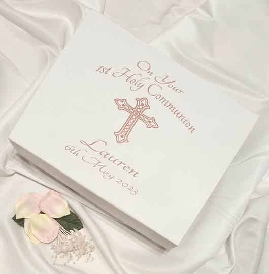 Personalised Communion or Confirmation Box Girl (Empty)