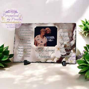 Personalised Slate 30x20cm