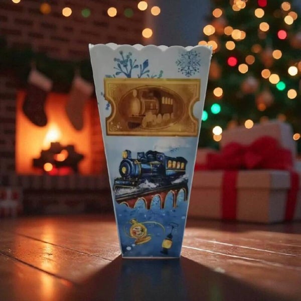 -Polar Express Popcorn Tub