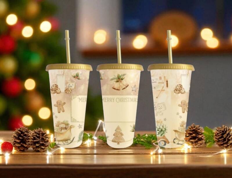 Festive Treats Christmas Cup -24oz