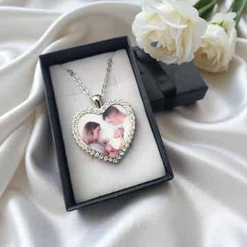 Diamonte Heart Pendant