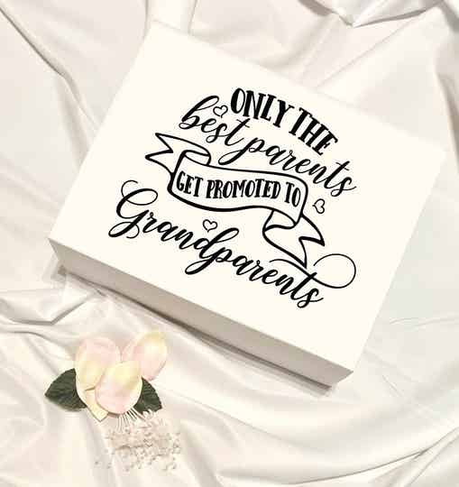 Personalised Baby Announcement Keepsake Box (Empty)