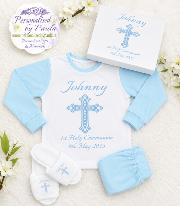 Boys Communion and Confirmation Cotton 2 piece set