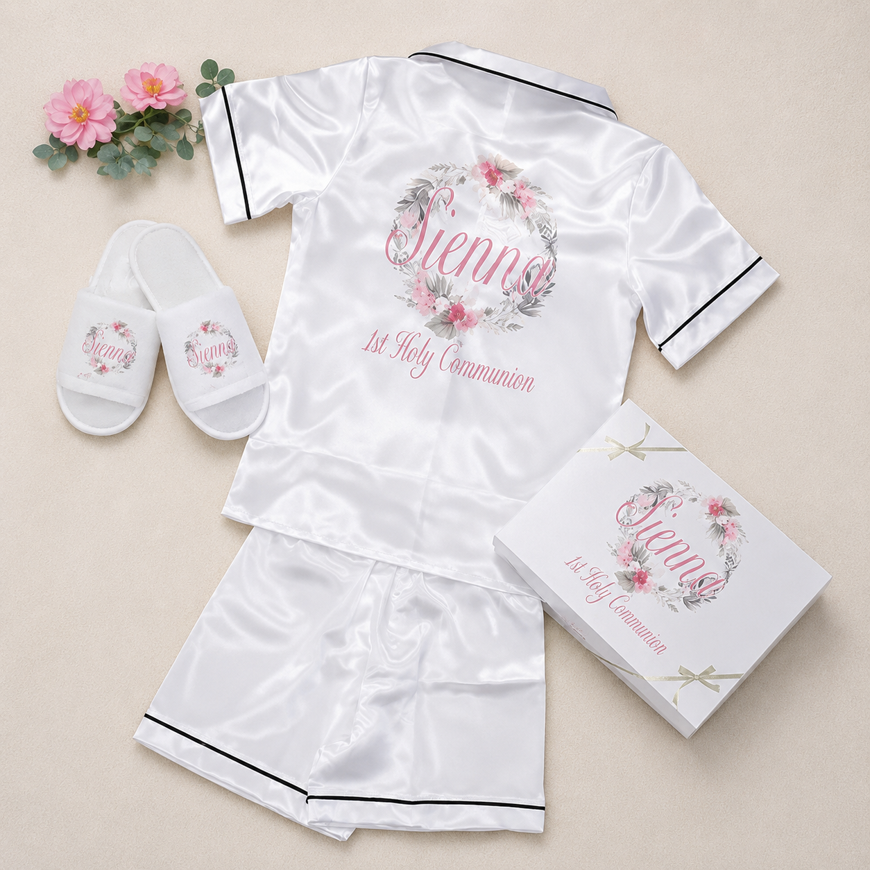 Communion and Confirmation Satin 2 piece set