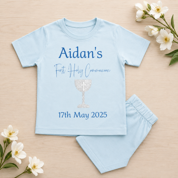 Communion and Confirmation Short Set -Blue