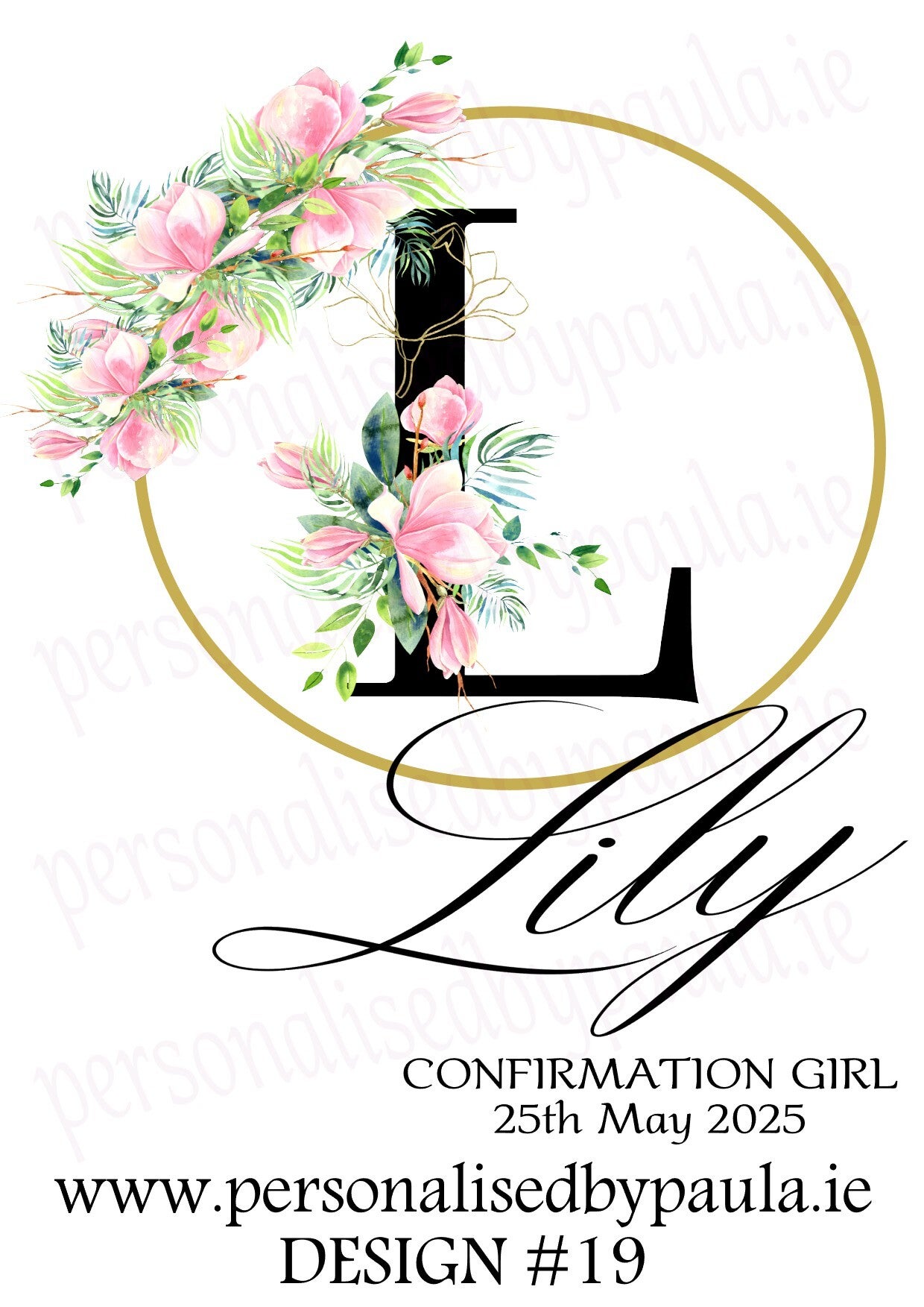 Personalised Communion & Confirmation