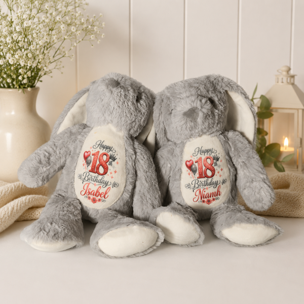 Bunny Teddy- Grey