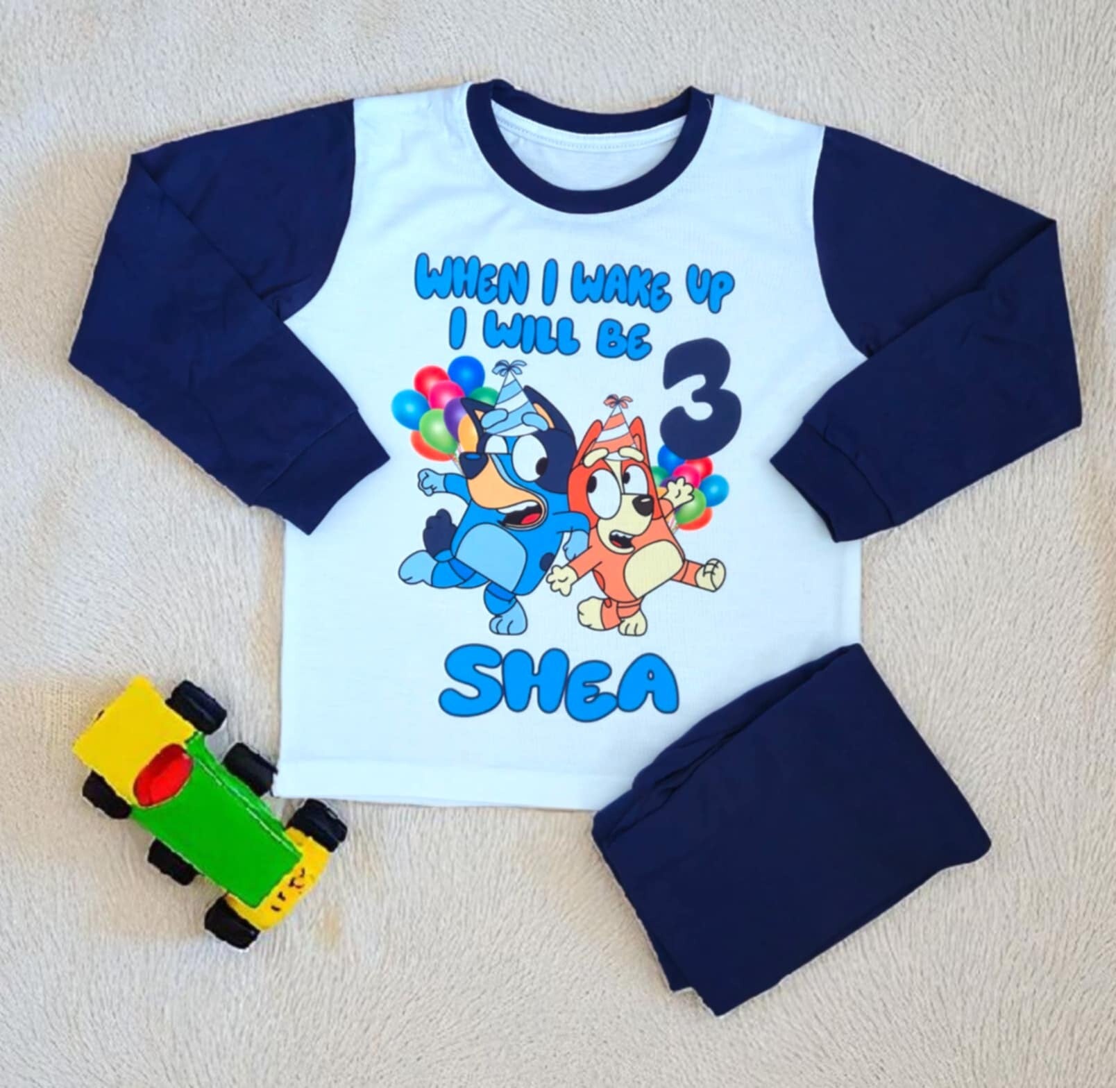 Personalised Pyjamas -Navy