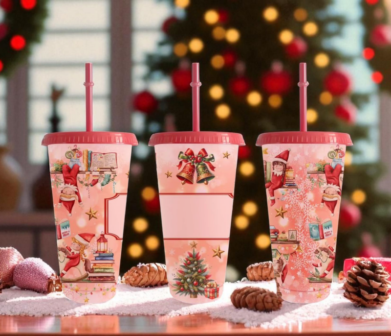 Elf Christmas Cup -24oz