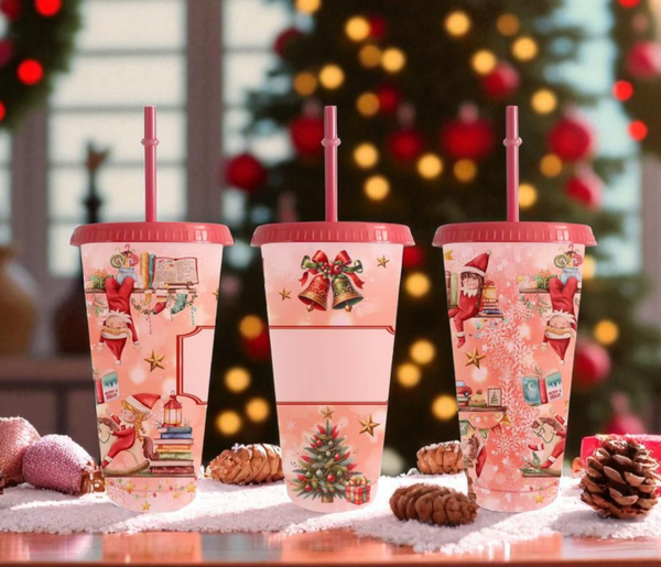 Elf Christmas Cup -24oz