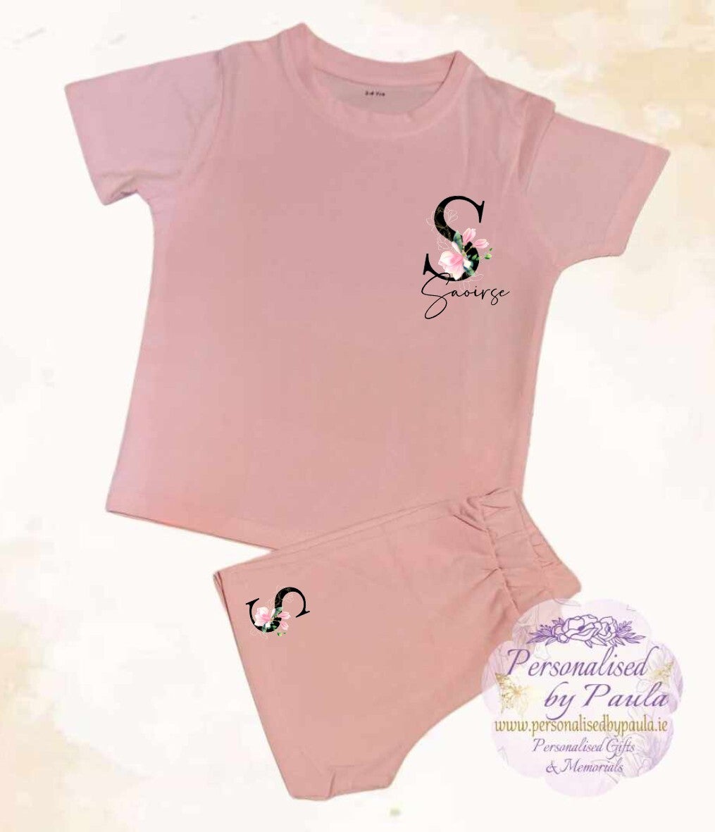 Kids Short Set - Pink