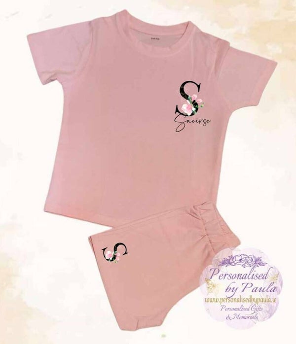 Kids Short Set - Pink