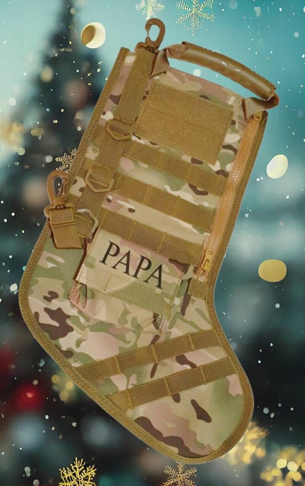 Army Style Christmas Stocking