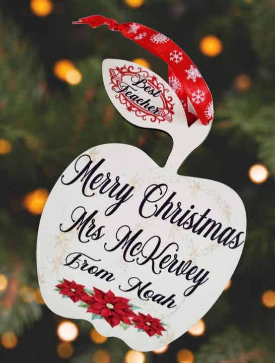 Teacher Apple Tree Decoration