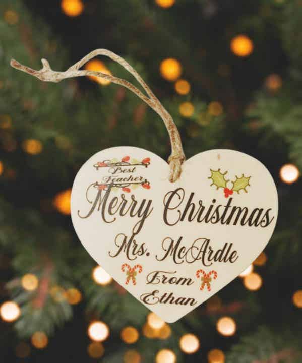 Thank You Teacher Ornament