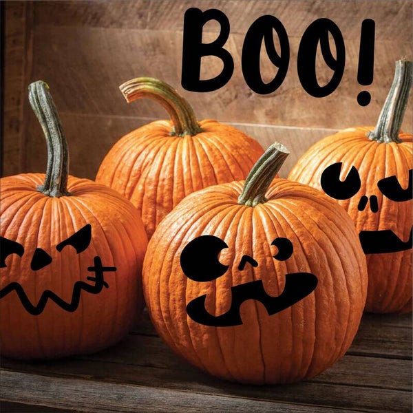 Pumpkin Decal Stickers