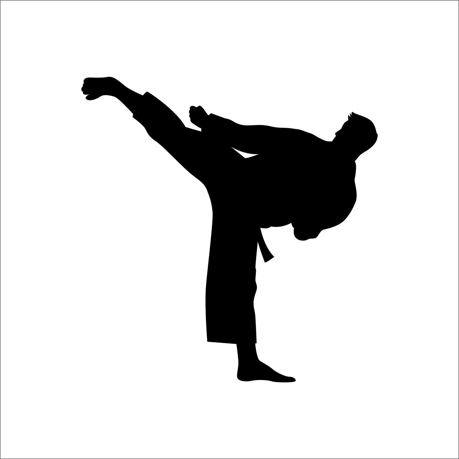Sticker Karate 1