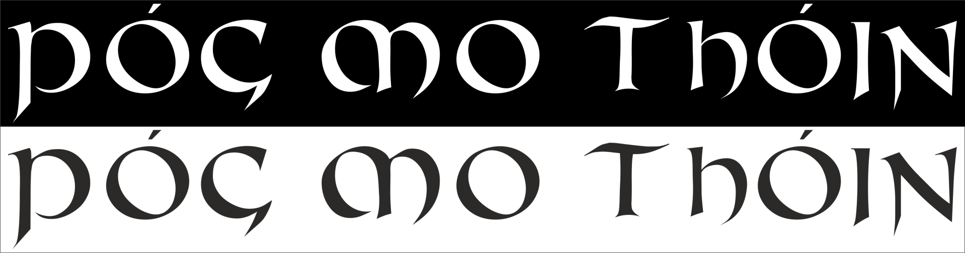 Sticker Póg Mo Thóin