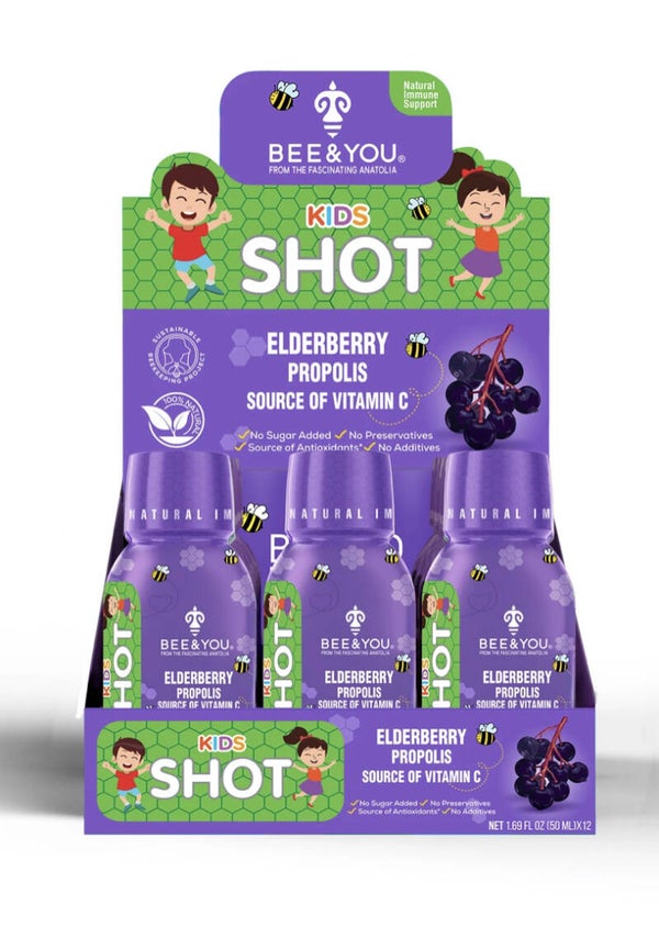 Bee & You Biologische kidsshot met propolis, zink, vitamine d3