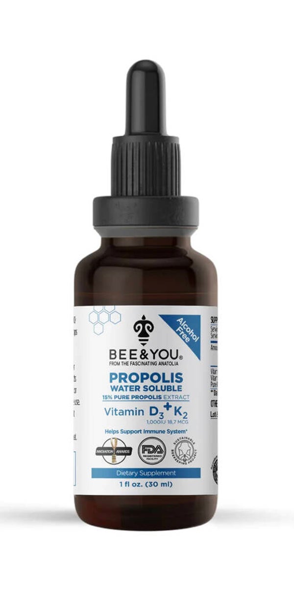 Bee & You Biologische Propolis 15% wateroplosbaar met vitamine D3 en K2