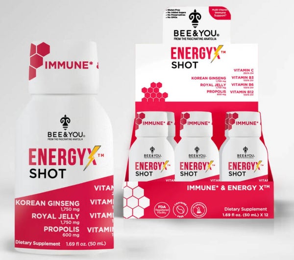 Bee & You Biologische Shot – Koninginnegelei Rode Ginseng