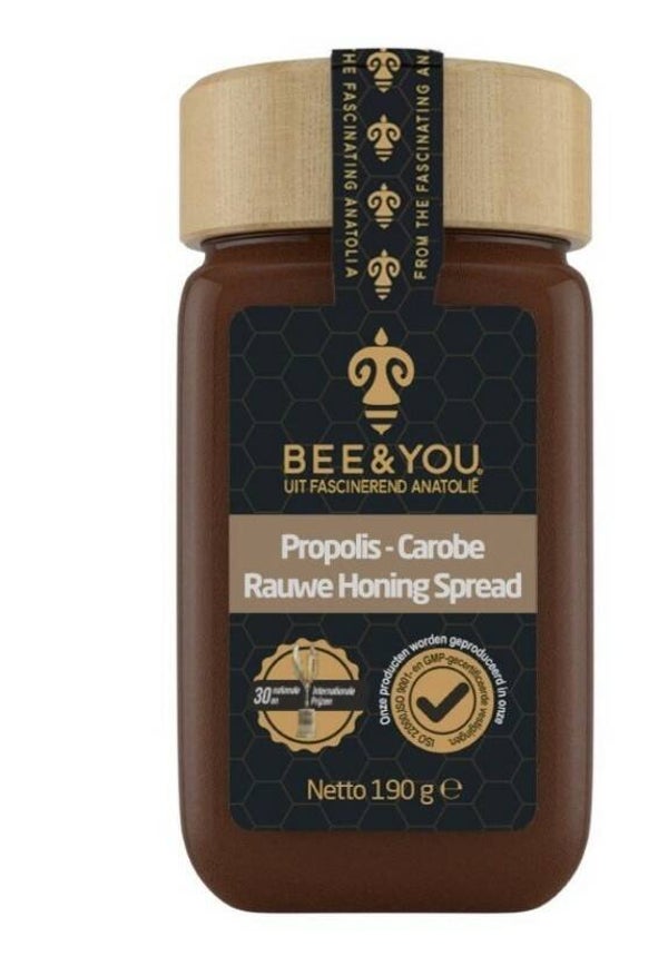 Propolis | Carobe Biologische Rauwe Honing Spread