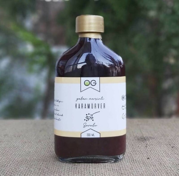 Biologische Zwarte vlierbessensiroop