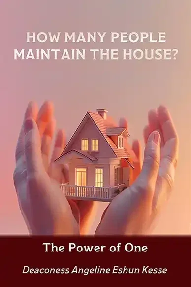 "How Many People Maintain the House?" by Angeline Eshun Kesse (hardcover)