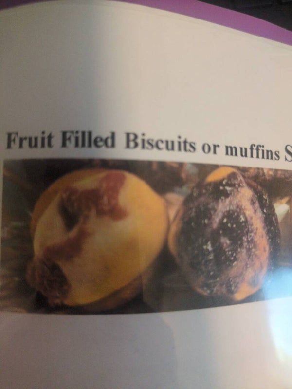 Fruit filled muffins or biscuits