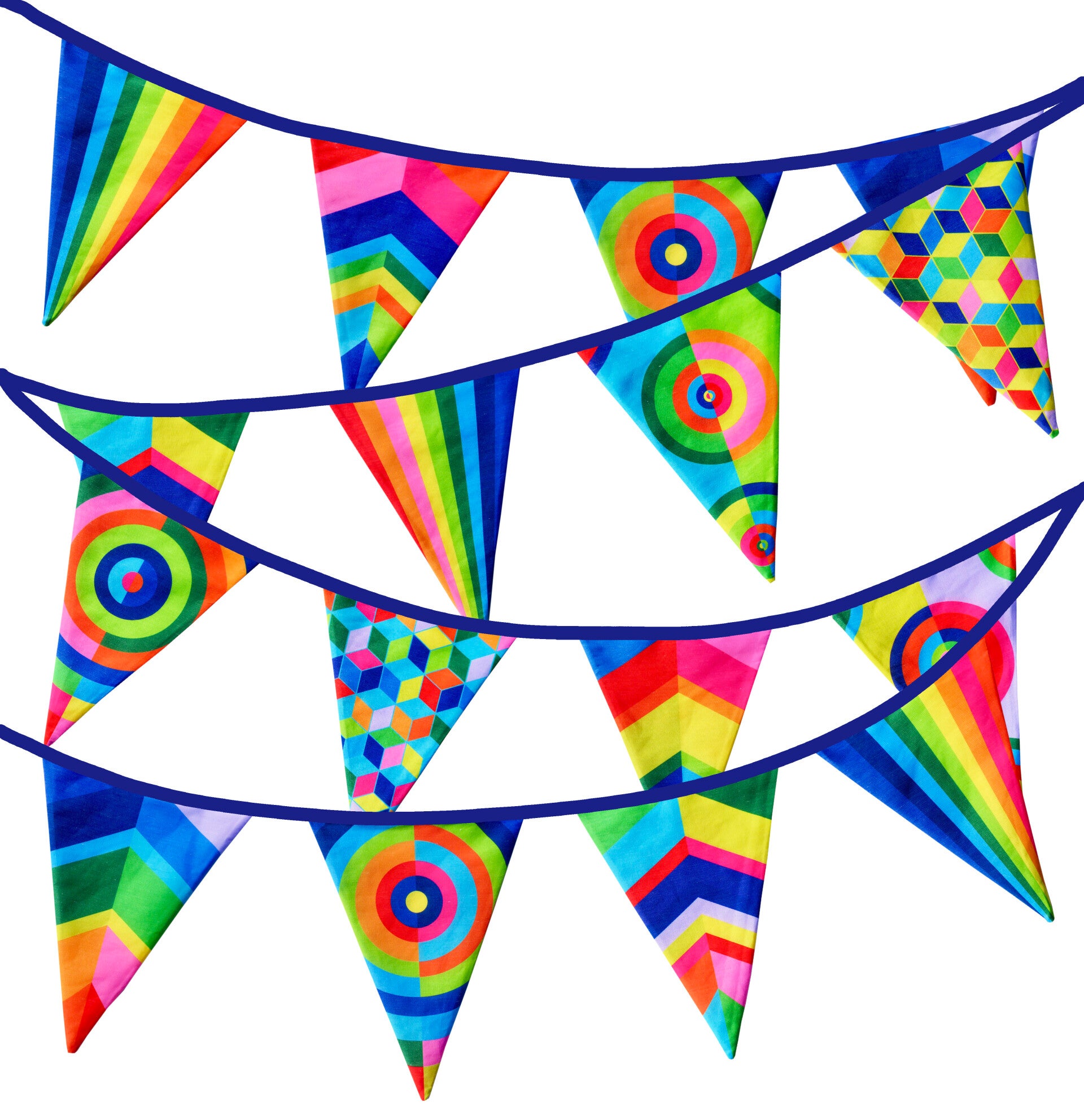 Regenboog - Stoffen slinger