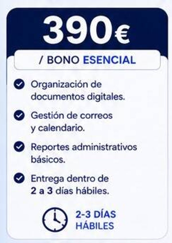 BONO ESENCIAL 390€/MES