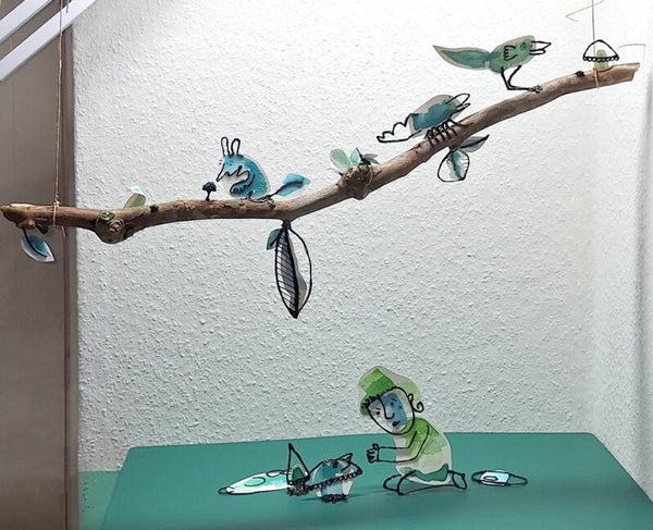 #1852 Vlekkending, tak + 3D