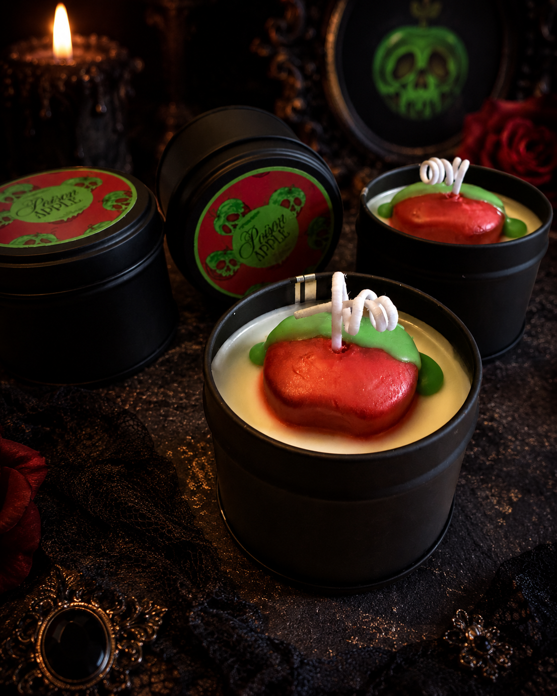 🍎 Poison Apple | Sojawachs-Kerze | 100 ml
