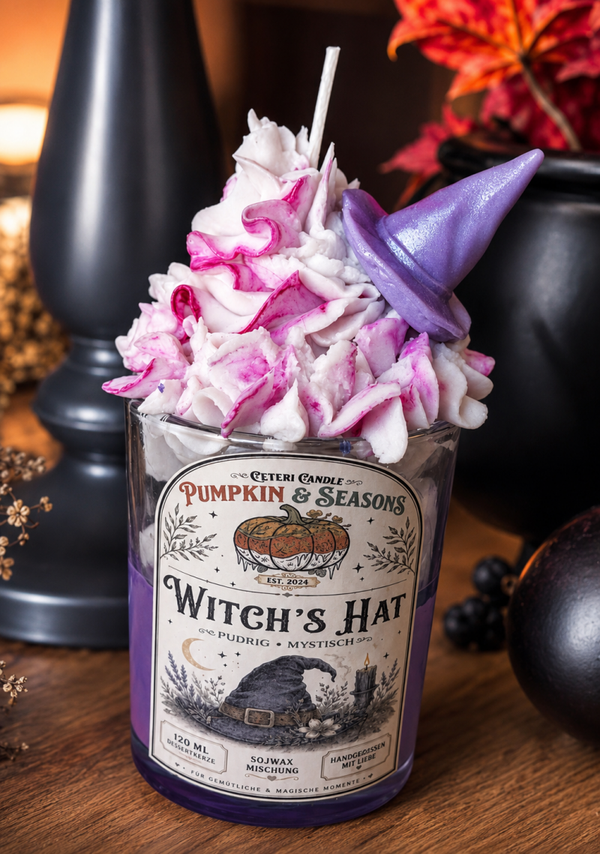 🕯️ Witch’s Hat – Dessertkerze (120 ml)