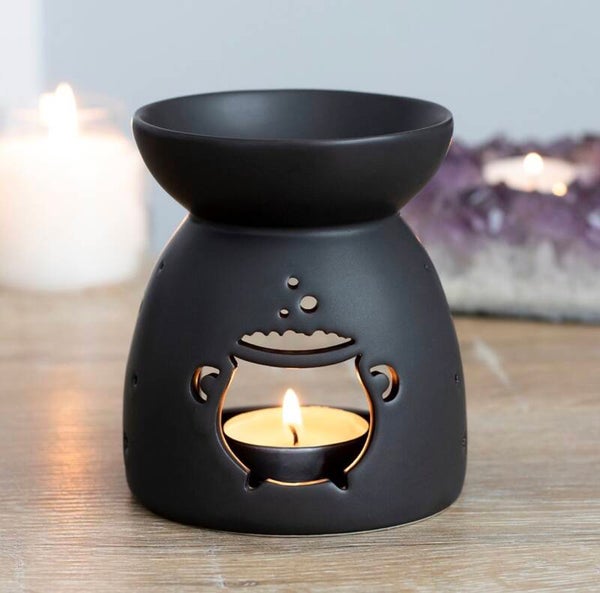 🖤 Cauldron Glow Duftlampe – Hexenkessel trifft Kerzenschein 🔮